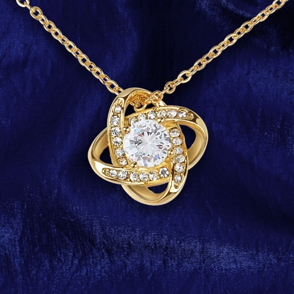 Cadeau pour ma femme - Je veux être ton dernier - Collier Éternel finition or 18K